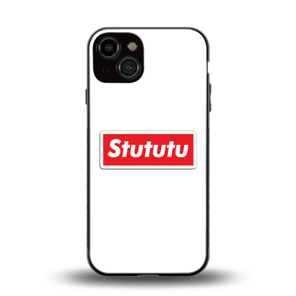 Stututu back phone cover | glass case for iphone 13