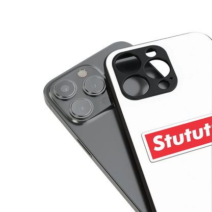 Stututu stylish phone case for iPhone 16 | glossy glass and slim fit