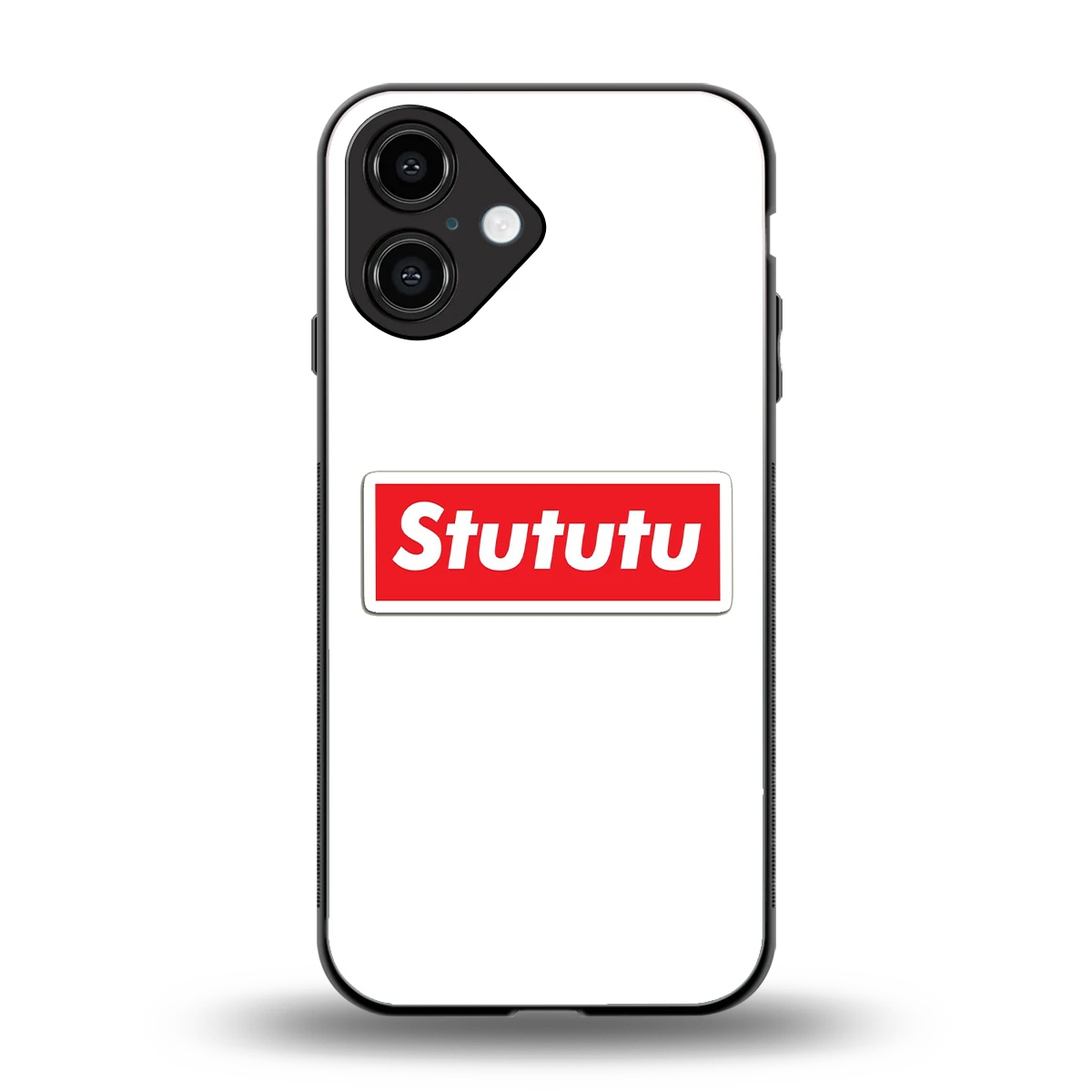 Stututu back phone cover | glass case for iphone 16