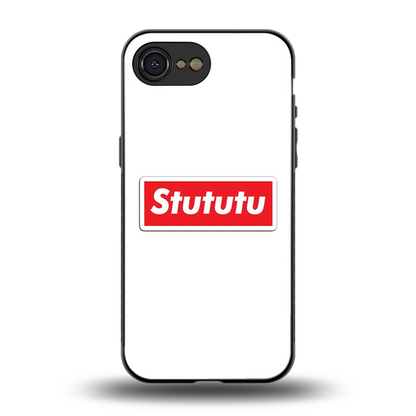 Stututu back phone cover | glass case for iphone 16e