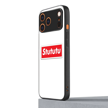 Stututu iphone 17 pro mobile cover | shockproof glass phone case