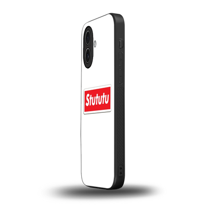 Stututu iphone 17 mobile cover | shockproof glass phone case