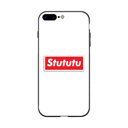 Stututu back phone cover | glass case for iphone 7 plus