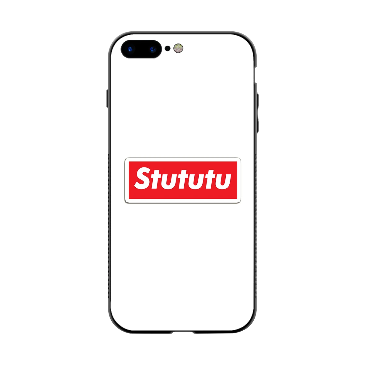 Stututu back phone cover | glass case for iphone 8 plus