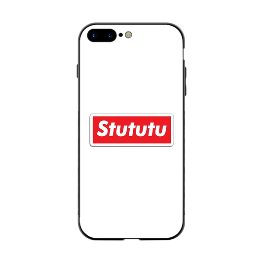Stututu back phone cover | glass case for iphone 8 plus