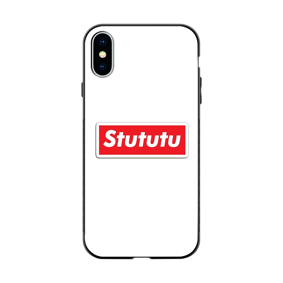 Stututu back phone cover | glass case for iphone x