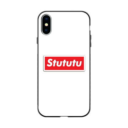 Stututu back phone cover | glass case for iphone x