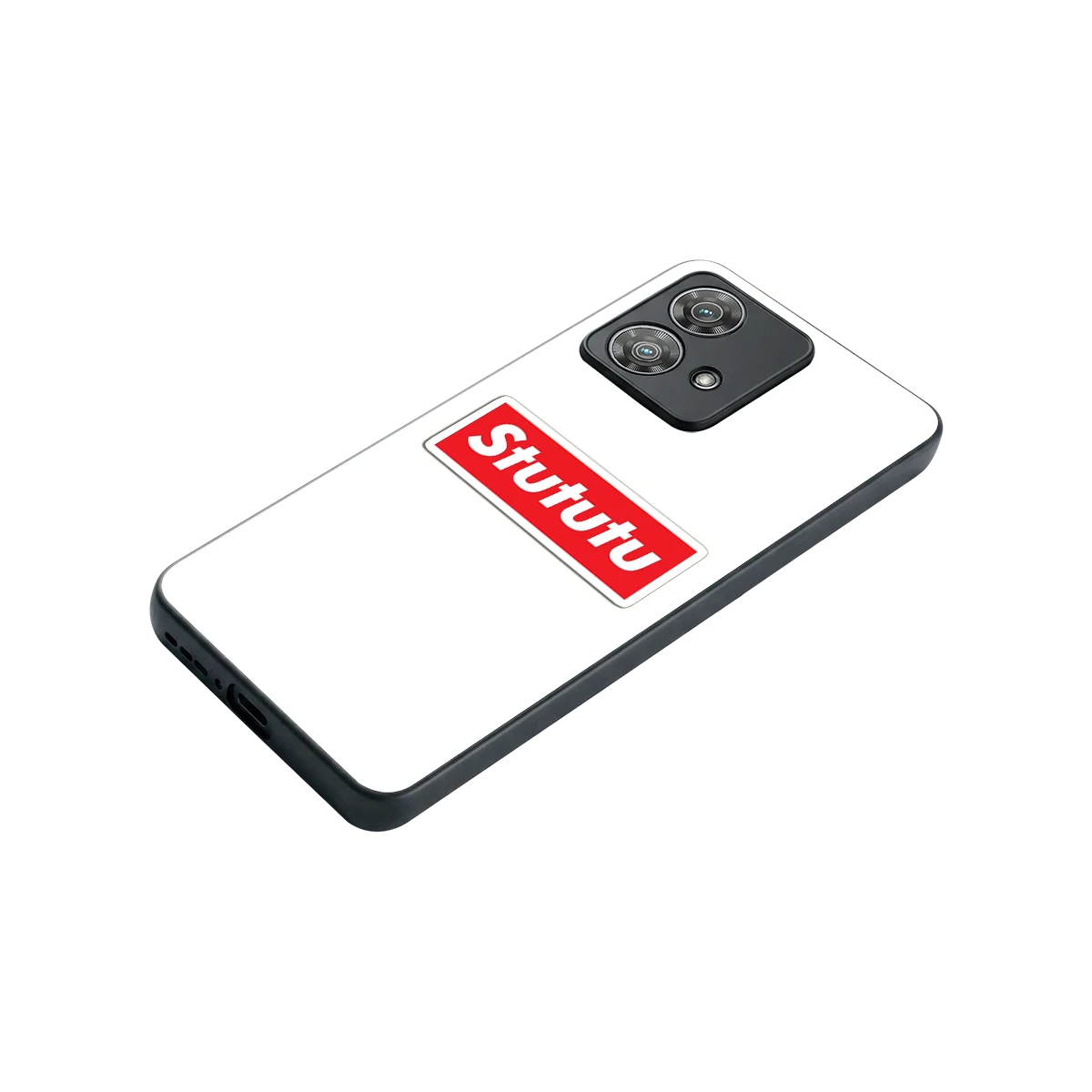 Stututu stylish phone case for motorola edge 40 neo 5g | glossy glass and slim fit