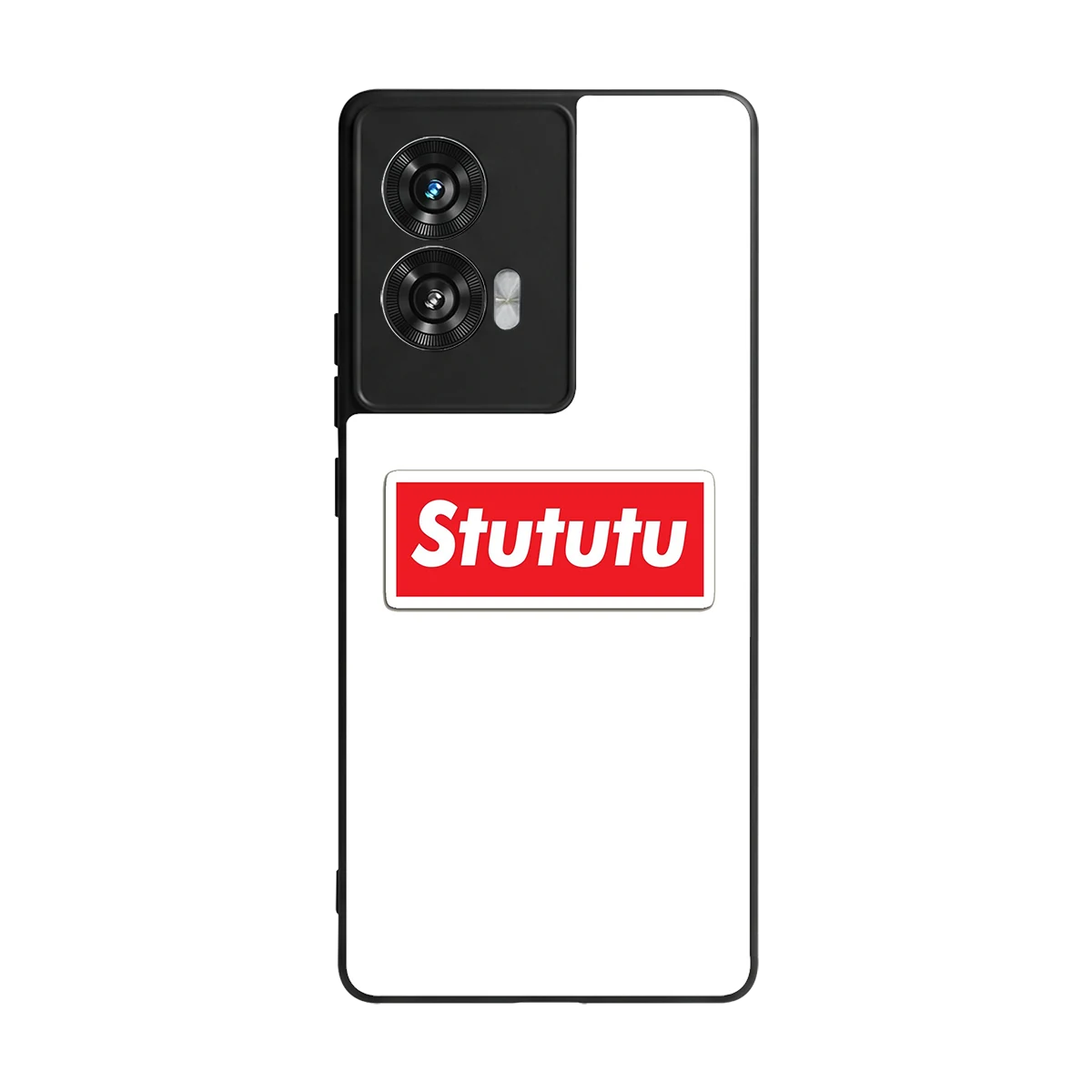 Stututu back phone cover | glass case for motorola edge 50 fusion