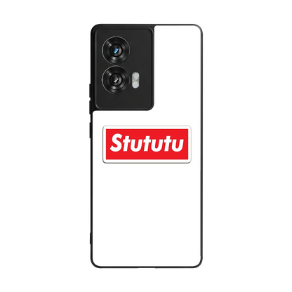 Stututu back phone cover | glass case for motorola edge 50 fusion