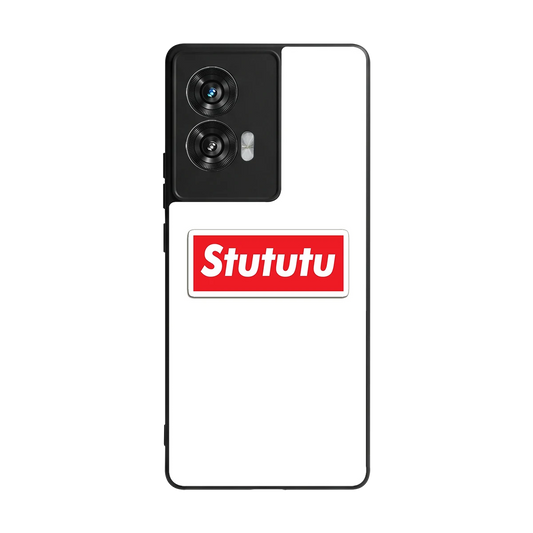 Stututu back phone cover | glass case for motorola edge 50 fusion