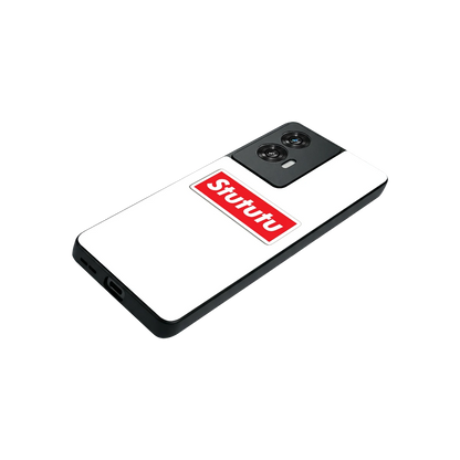 Stututu stylish phone case for motorola edge 50 fusion | glossy glass and slim fit