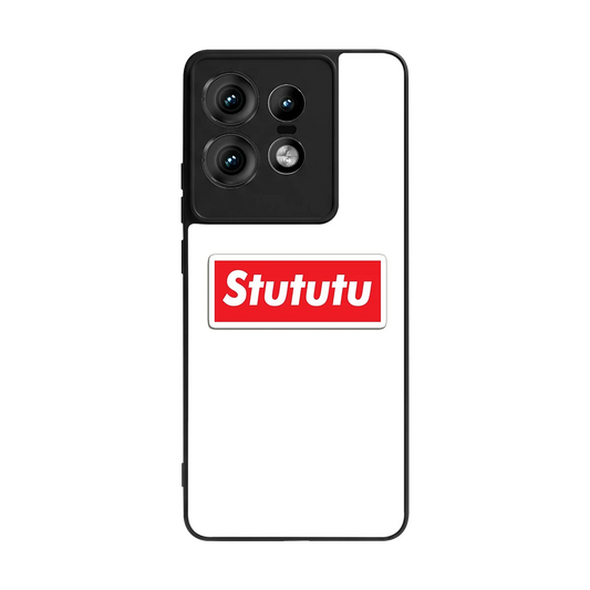 Stututu back phone cover | glass case for motorola edge 50 pro