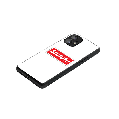 Stututu stylish phone case for nothing phone 1 | glossy glass and slim fit