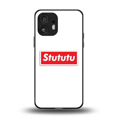 Stututu back phone cover | glass case for nothing phone 2