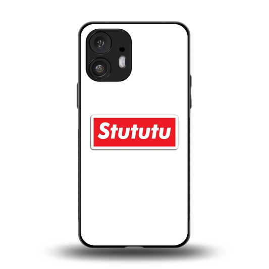 Stututu back phone cover | glass case for nothing phone 2