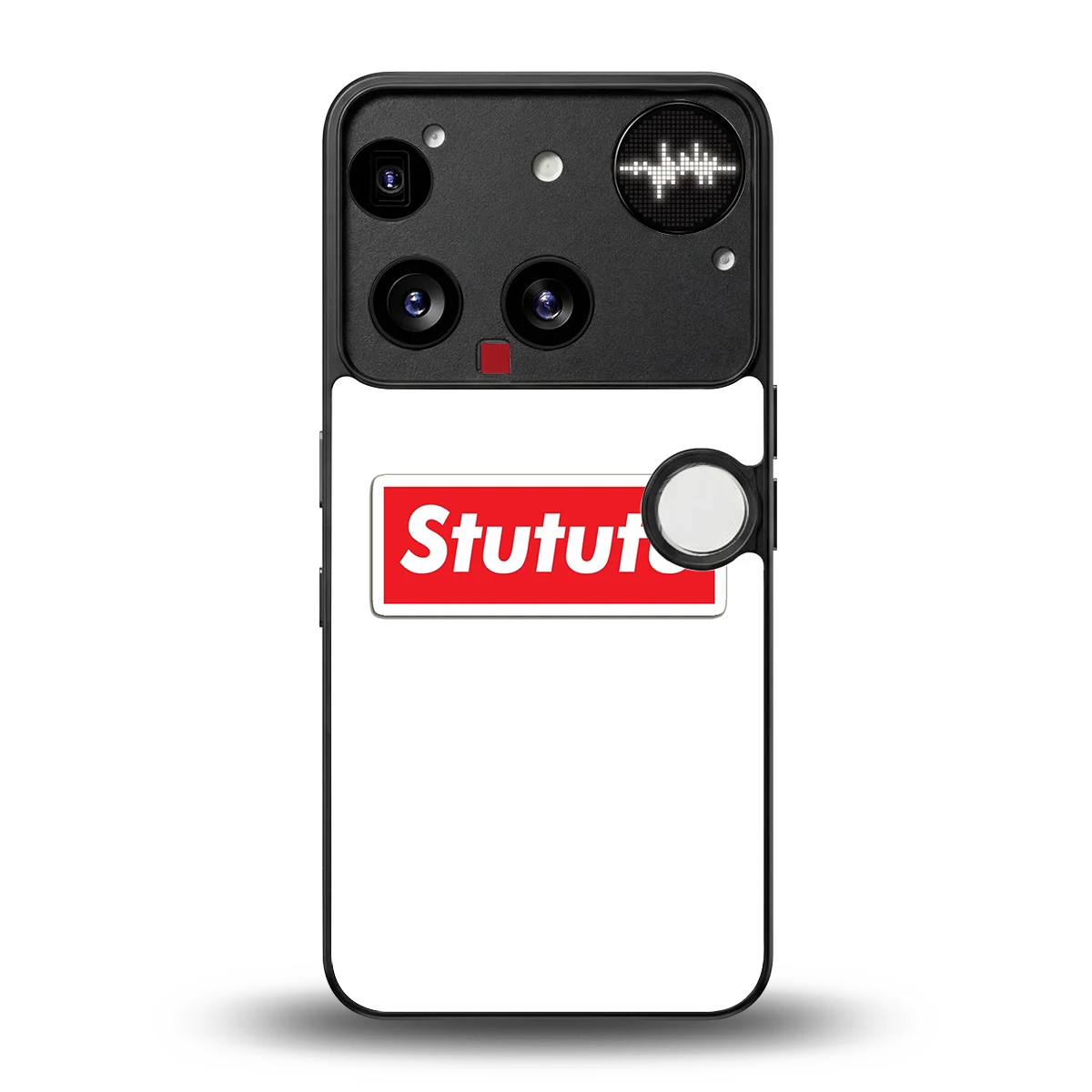 Stututu back phone cover | glass case for nothing phone 3