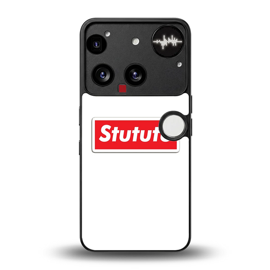 Stututu back phone cover | glass case for nothing phone 3