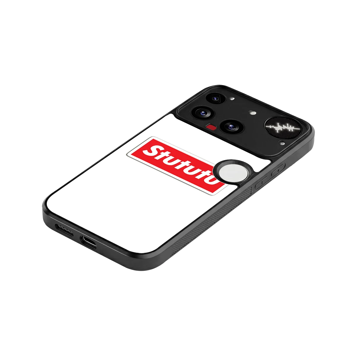 Stututu stylish phone case for nothing phone 3 | glossy glass and slim fit