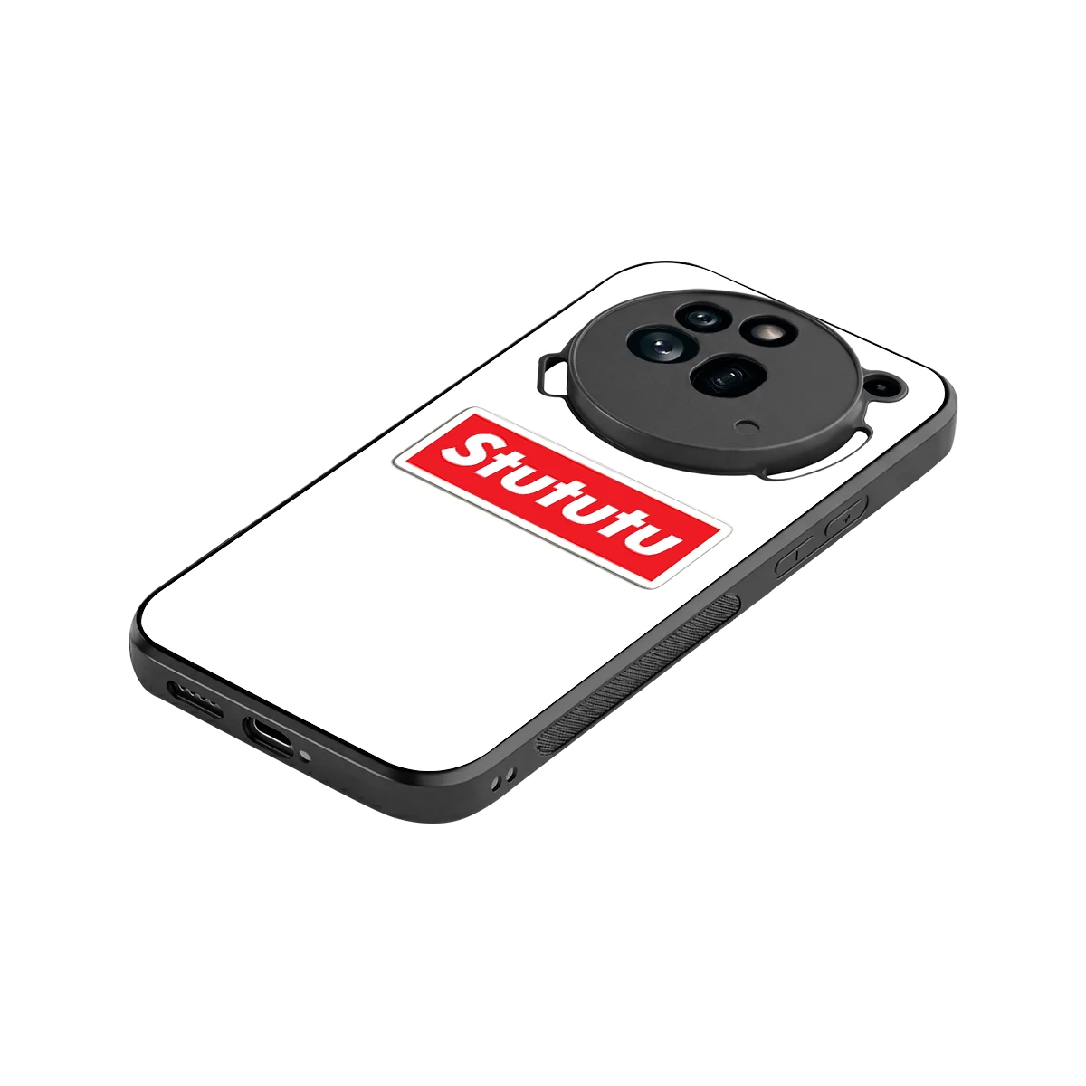 Stututu stylish phone case for nothing phone 3a pro | glossy glass and slim fit
