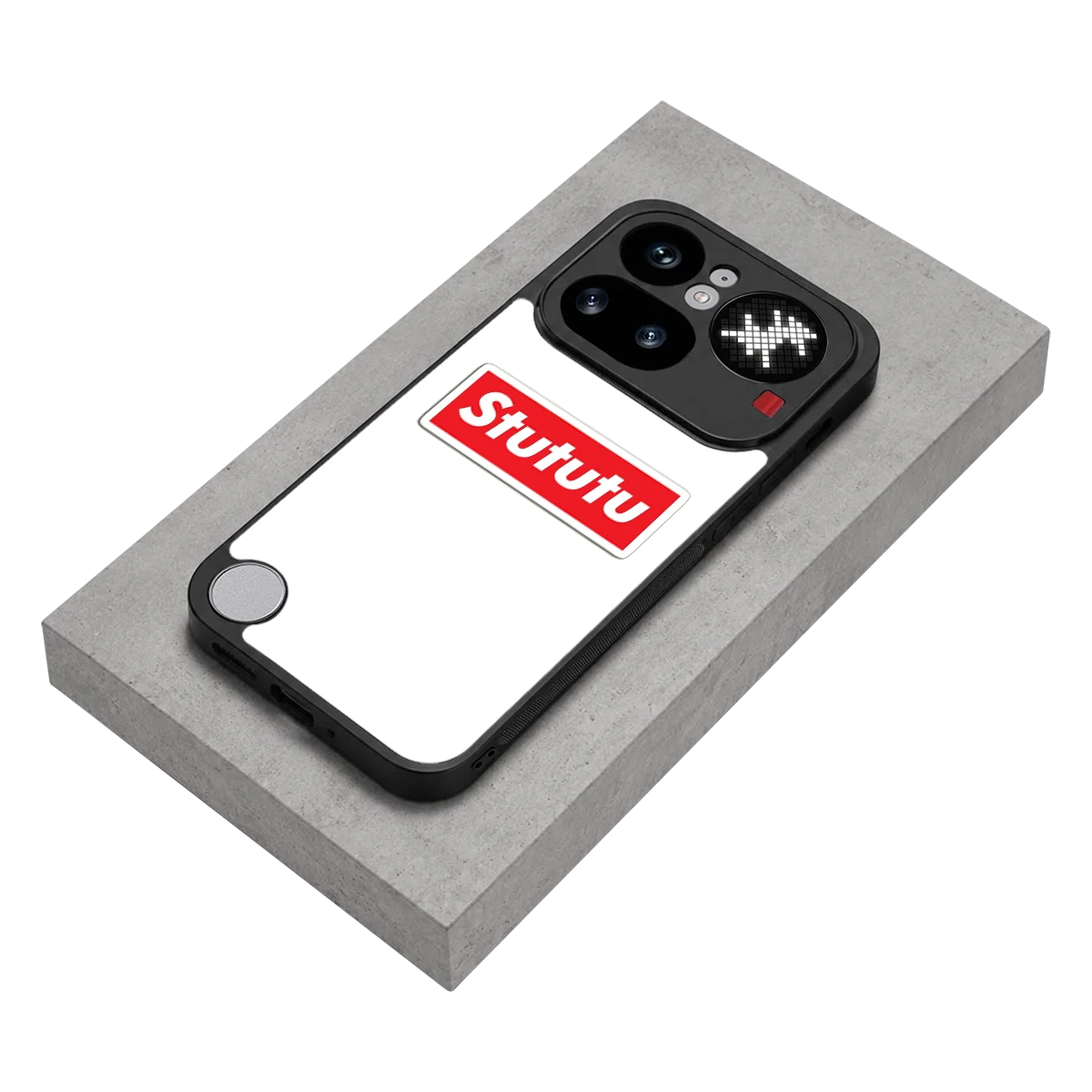 Stututu stylish phone case for nothing phone 4a pro | glossy glass and slim fit