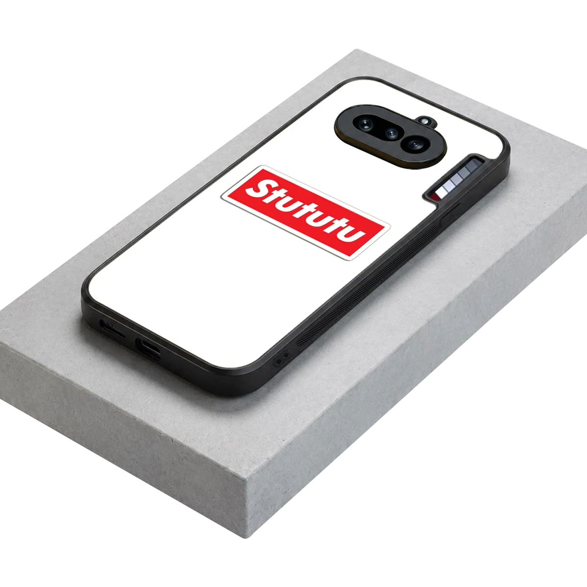 Stututu stylish phone case for nothing phone 4a | glossy glass and slim fit