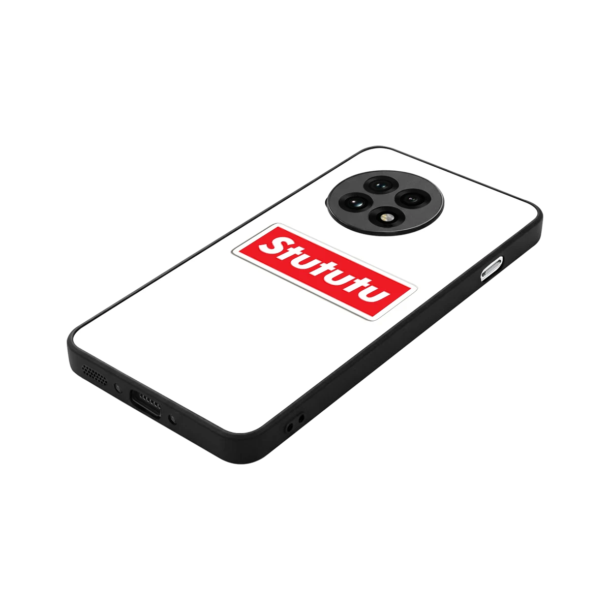 Stututu stylish phone case for oneplus 13r | glossy glass and slim fit