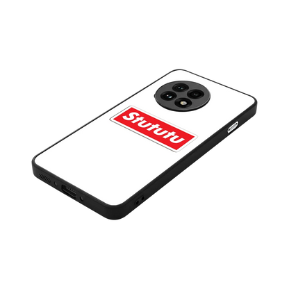 Stututu stylish phone case for oneplus 13r | glossy glass and slim fit