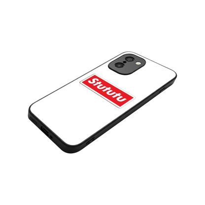 Stututu stylish phone case for oneplus 15r | glossy glass and slim fit