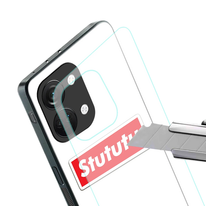 Stututu stylish phone case for oneplus nord 3 | glossy glass and slim fit