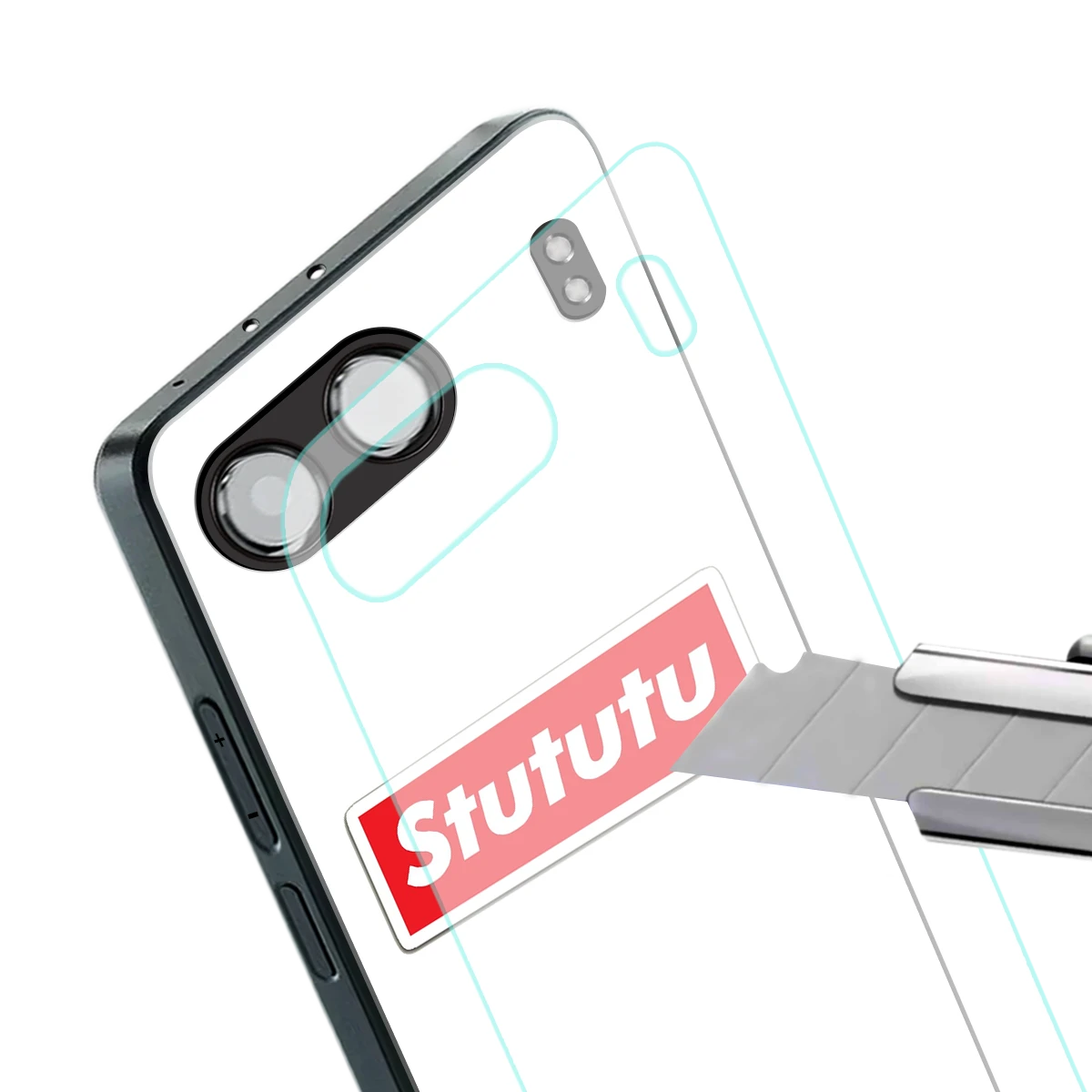 Stututu stylish phone case for oneplus nord 4 | glossy glass and slim fit