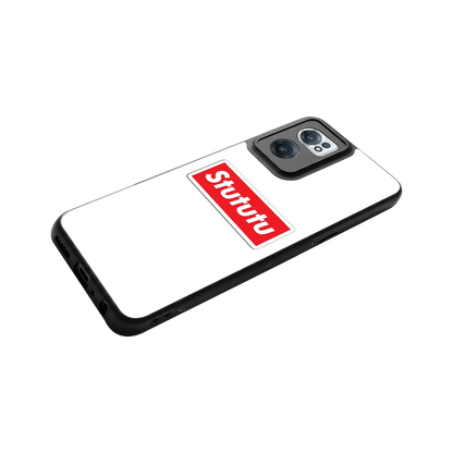 Stututu stylish phone case for oneplus nord ce 2 | glossy glass and slim fit