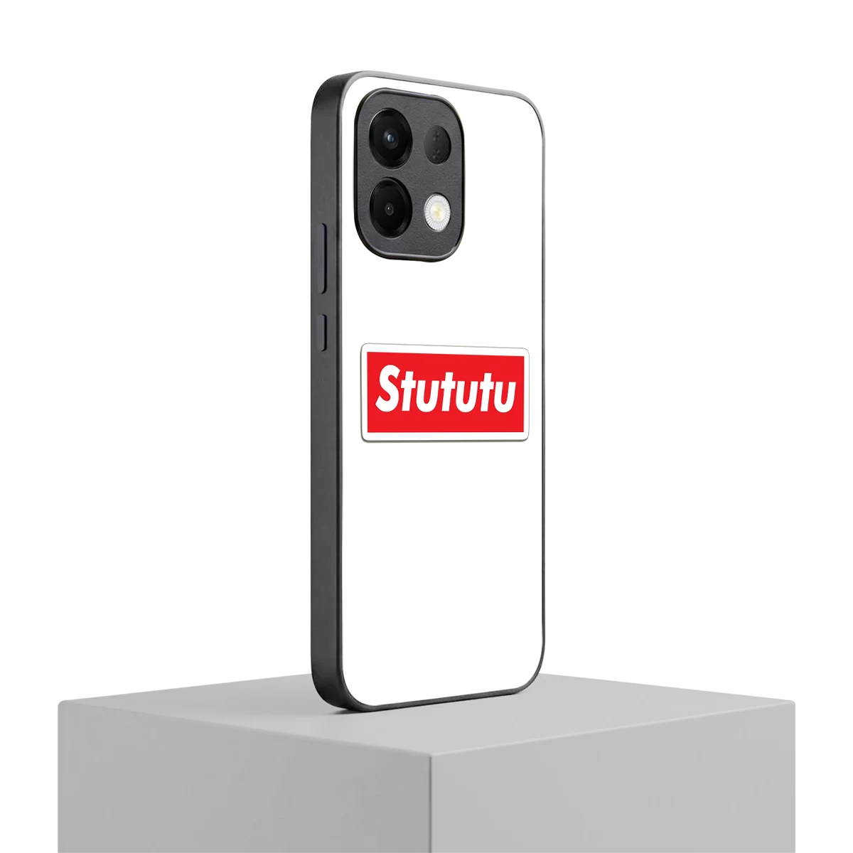 Stututu oppo k13 5g mobile cover | shockproof glass phone case