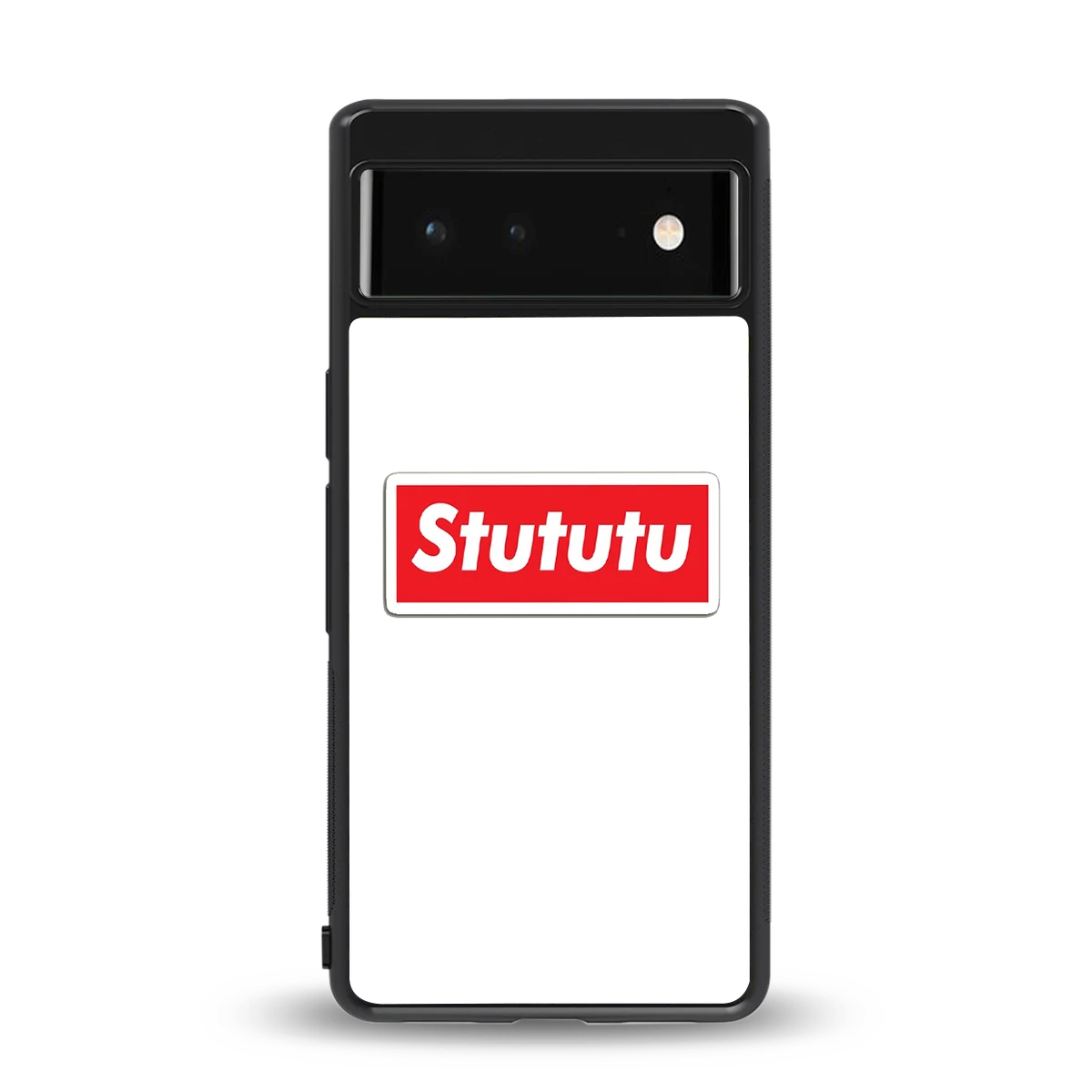 Stututu back phone cover | glass case for google pixel 6a