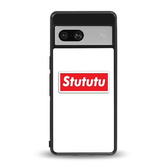 Stututu back phone cover | glass case for google pixel 7a