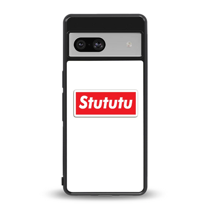 Stututu back phone cover | glass case for google pixel 7