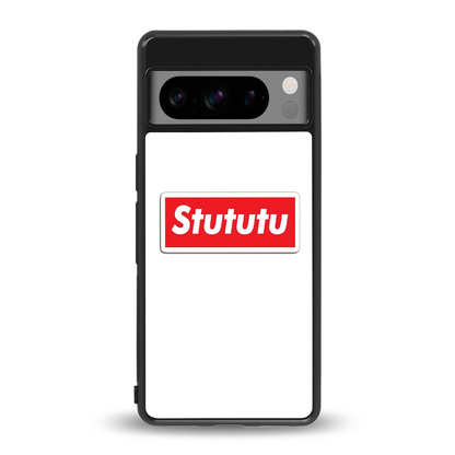 Stututu back phone cover | glass case for google pixel 8 pro
