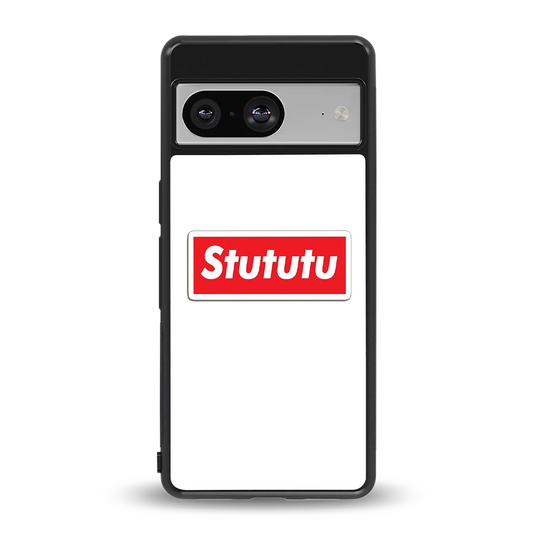Stututu back phone cover | glass case for google pixel 8