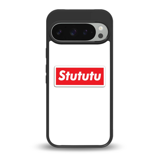 Stututu back phone cover | glass case for google pixel 9 pro xl