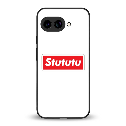 Stututu back phone cover | glass case for google pixel 9a