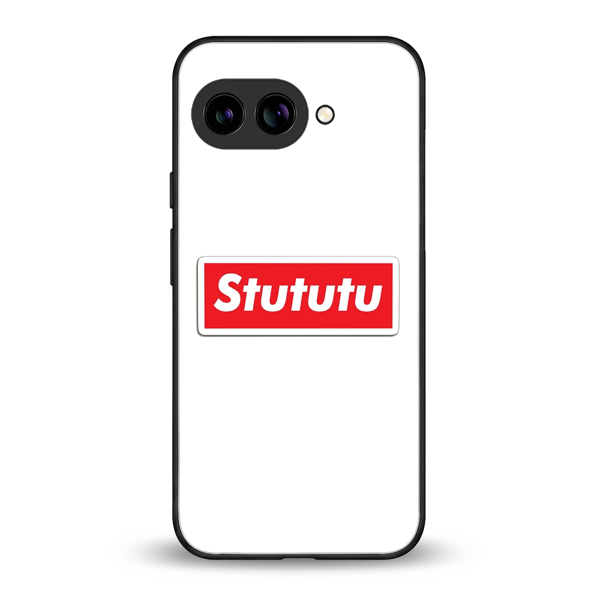 Stututu back phone cover | glass case for google pixel 10a