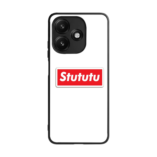 Stututu back phone cover | glass case for redmi 12 5g