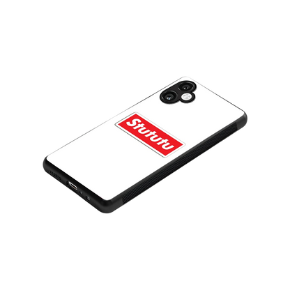 Stututu stylish phone case for samsung galaxy a06 5g | glossy glass and slim fit