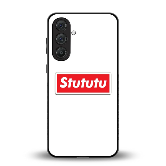 Stututu back phone cover | glass case for samsung galaxy m35 5g