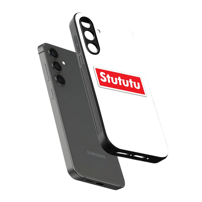Stututu sleek samsung galaxy a14 5g cover with tempered glass back and TPU edges