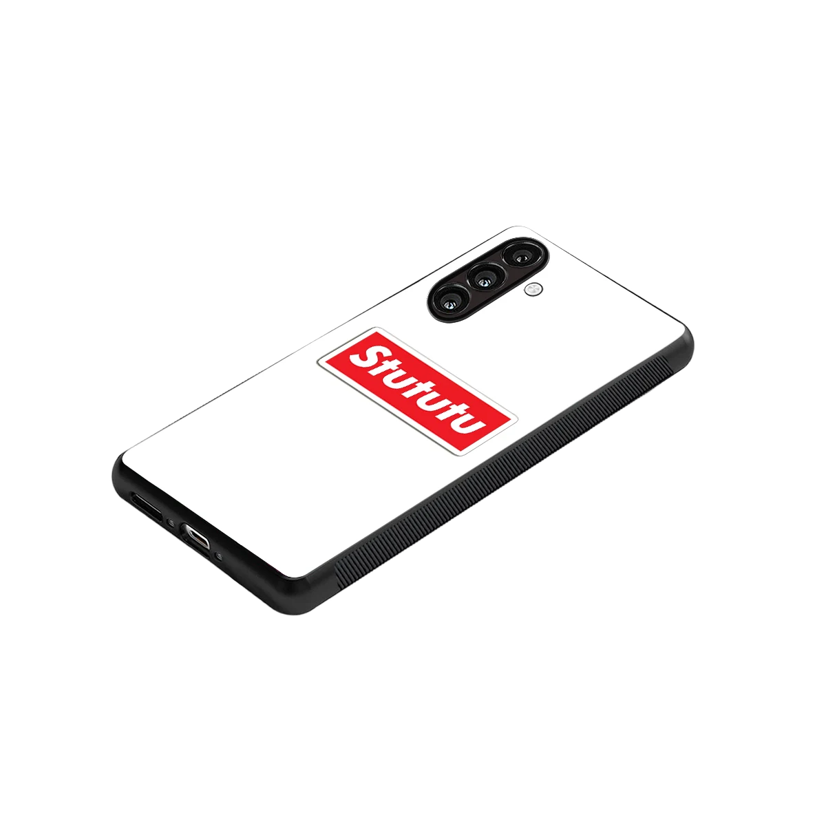 Stututu stylish phone case for samsung galaxy a14 5g | glossy glass and slim fit