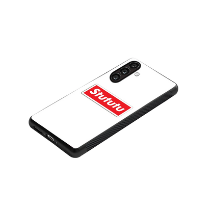 Stututu stylish phone case for samsung galaxy a16 5g | glossy glass and slim fit