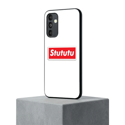 Stututu samsung galaxy m14 5g mobile cover | shockproof glass phone case
