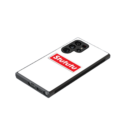 Stututu stylish phone case for samsung galaxy s24 ultra | glossy glass and slim fit