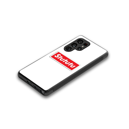 Stututu stylish phone case for samsung galaxy s25 ultra | glossy glass and slim fit
